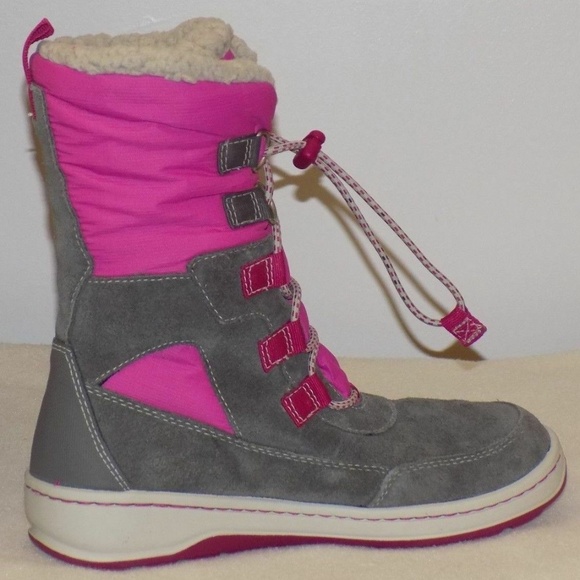 Timberland  Big Girls Waterproof Winter Boots 4.5M - Picture 3 of 8